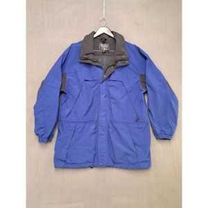 Eddie Bauer Jacket Adult Large Blue WeatherEdge Ski Rain Jacket Coat